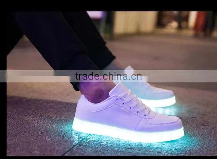 Rechargeable LED light shoes