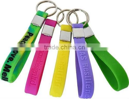Custom rubber keychain|silicone keychain|silicone bracelet key ring