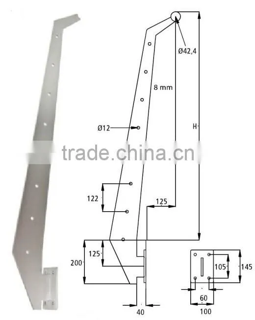 JINXIN Balustrade Inox/Metal Balustrade/Handrail Balustrade