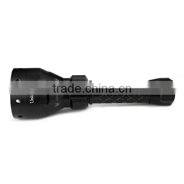 940nm uniquefire uf-1405 67mm convex lens zoom led flashlight
