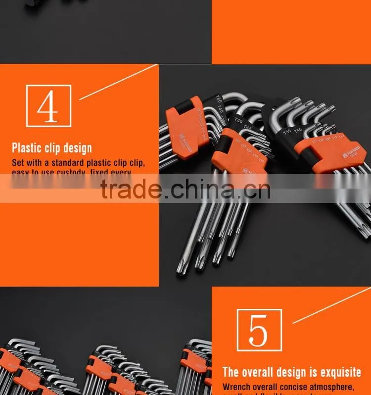 9 PCS SHORT BALL KEY WRENCH