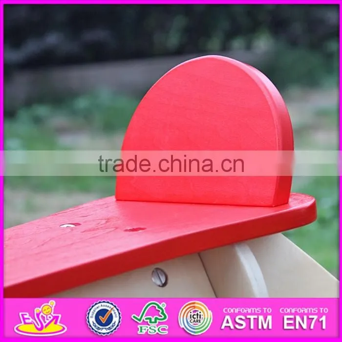 2016 new design baby funny toy wooden rocking horses for sale W16D088