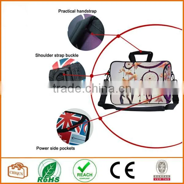 13-Inch Colorful Dream Catcher Design Waterproof Neoprene Laptop Sleeve Case Bag Handbag