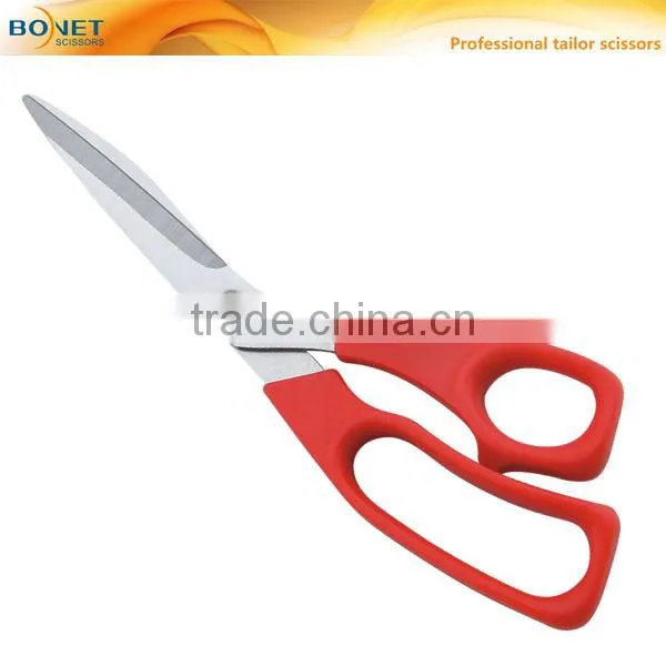 S14009 CE Certificated 9-3/4" ultra-sharp plastic handle tailor scissors