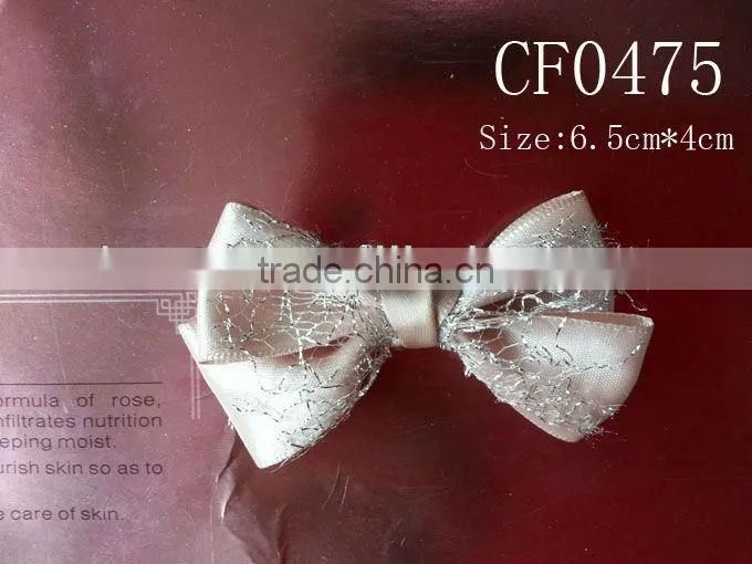 CF0475 New design fancy small grosgrain hair bow for baby
