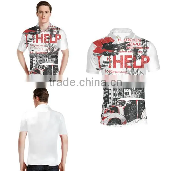 Blank Polo Shirt Mens Classic Fit Casual Short Sleeve SMLXLXXL Sublimation t-shirt