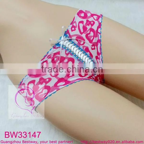 Girls wearing cute pink sweet heart panty