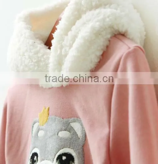 korean long sleeves hooded for little kids