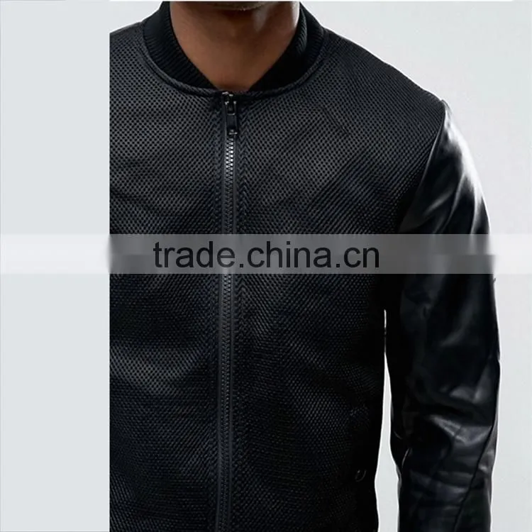 2017 trend Spring jacket young men stand up Korean handsome Slim new casual men PU jacket