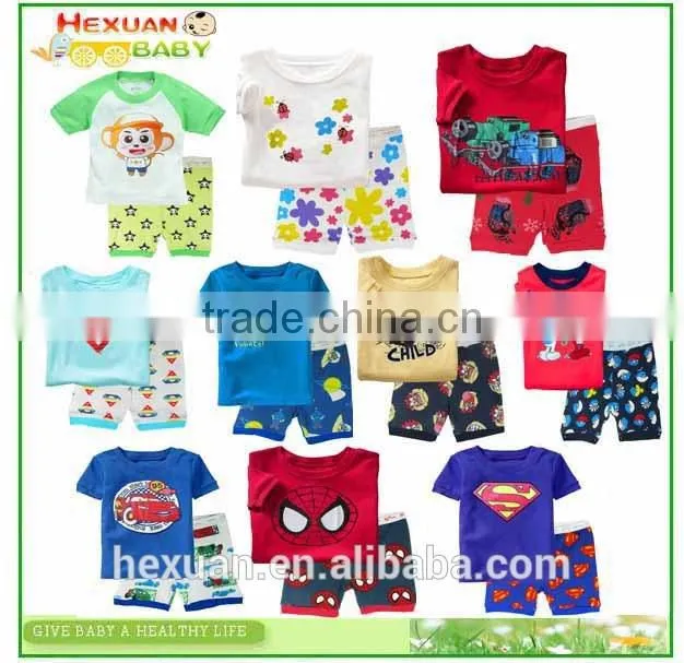 new style wholesale Printed 100% Cotton Baby Pajamas