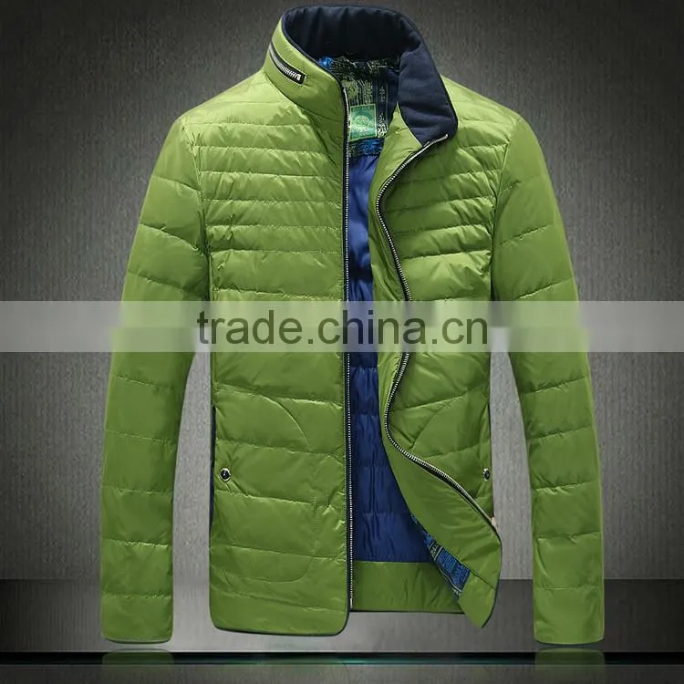 2016 Fashionable men goose down jacket for winters