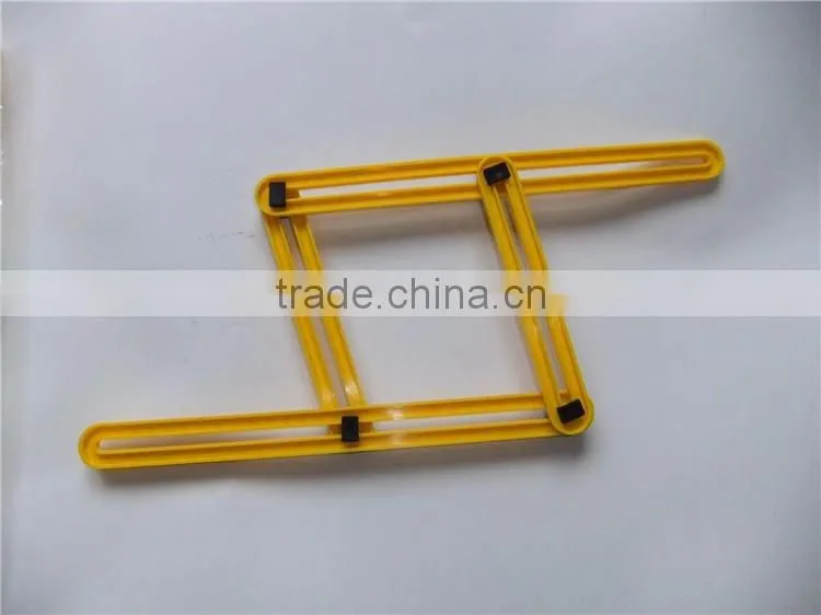 Plastic activity Folding Multi-Angle Measuring Ruler 5Cm Steel Angle Sliding Four Folding Ruler