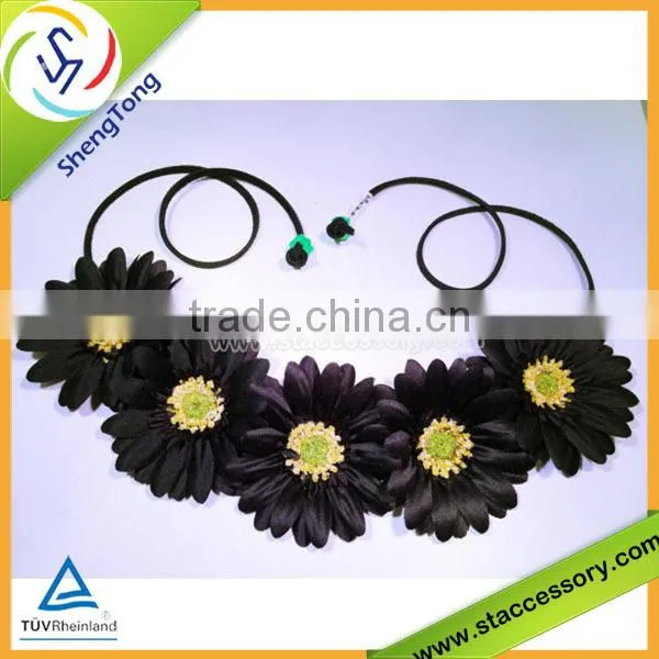 so hot wholesale fabric flower artificial flower crown