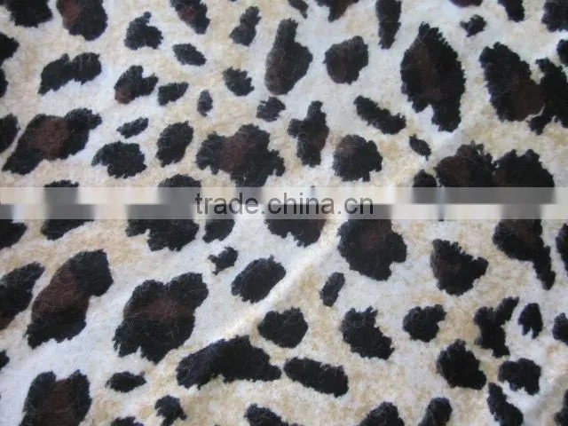 leopard printed flannel