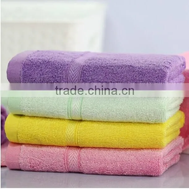 terry solid color dyed towels