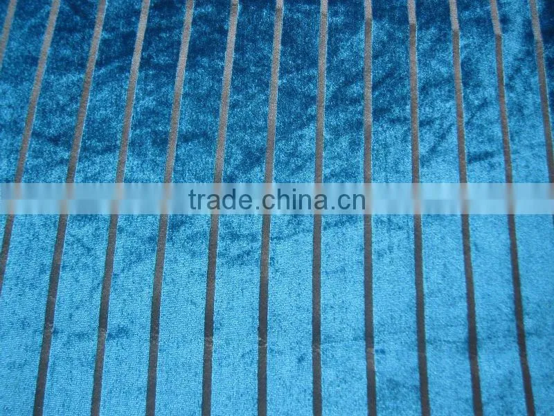 100% Polyester Plain Velvet With Golden