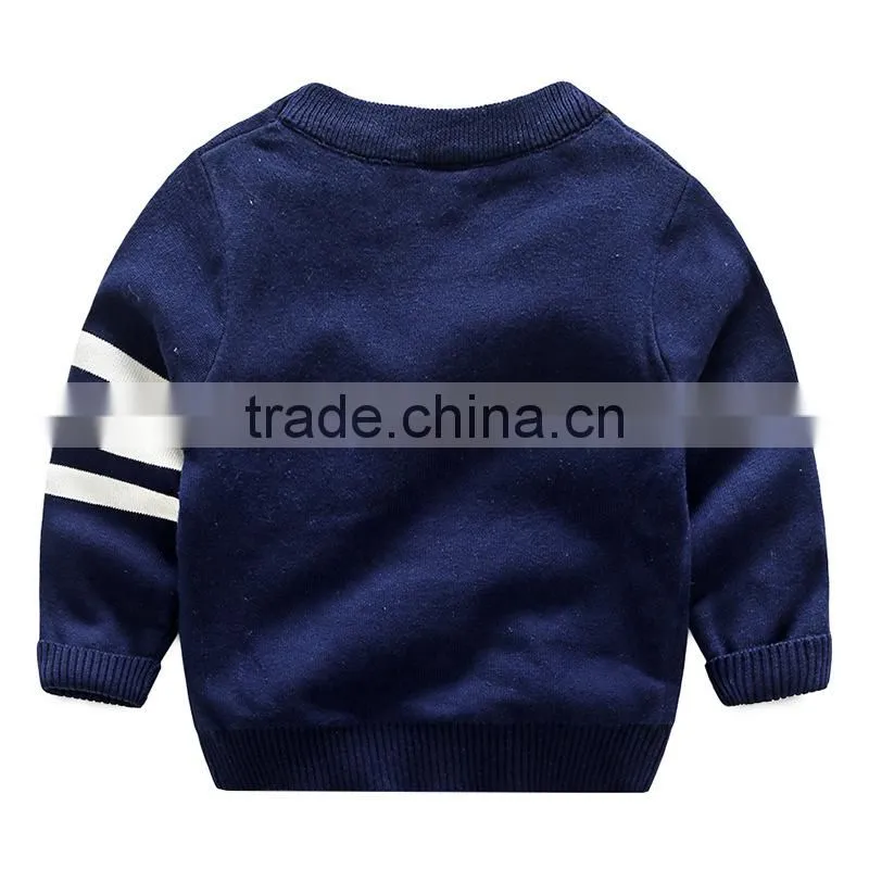 2017 New design knitting patterns children's cartoon sweater