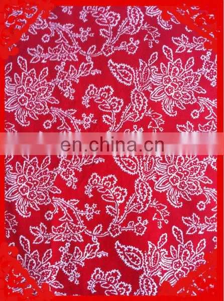 2015 latest Italy design pattern cotton poplin red flower wholesale printed Shirting fabric