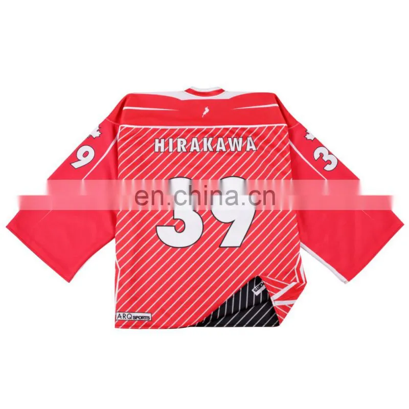 100% polyester reversible custom ice hockey tops