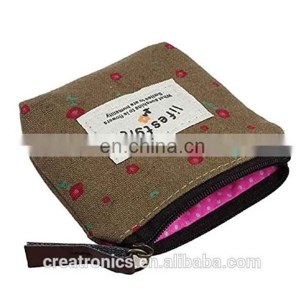 CR Ladies Cheapest Classic Retro Small Change Coin Purse Little Key Car Pouch Money Bag,Girl's Mini Short Coin Holder Wallet