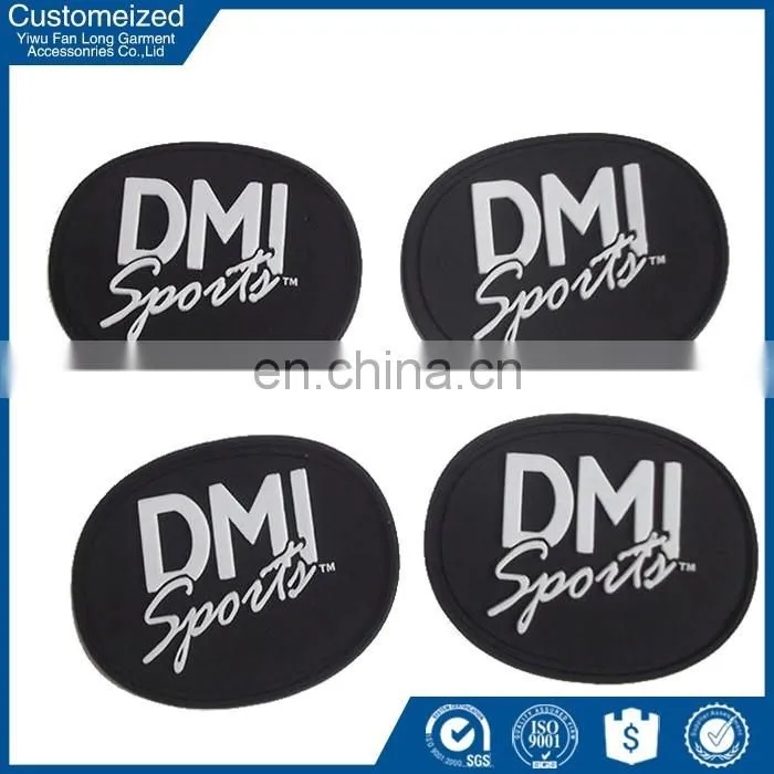 Wholesale rubber label custom shoe rubber patch