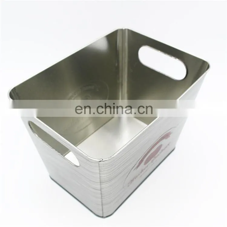 large standing walmart tin ice bucket with special offer