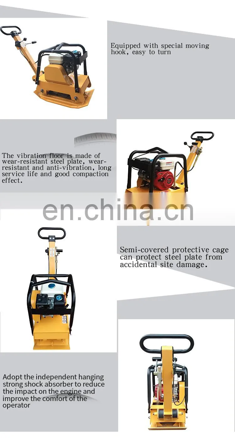 china rammer manual vibratory plate compactor