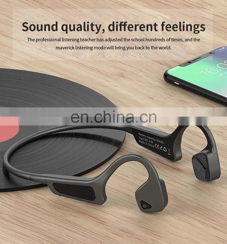 2020 Hot Sales Bone Conduction Headset Wireless Headphone Waterproof Sport Bone Conduction Earphone Factory