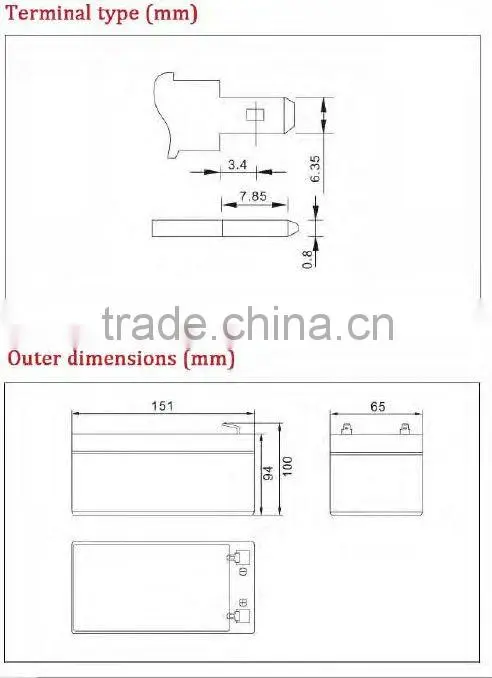 12v 7ah Battery for Announciator