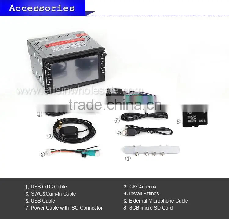 Erisin ES6536G 6.2" Touch Screen Car Stereo GPS Player