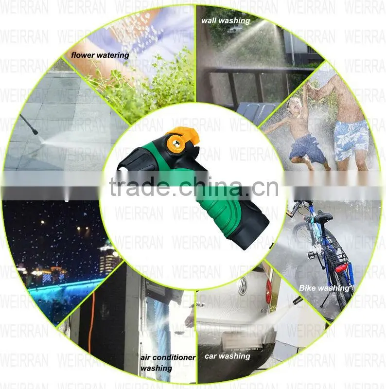 (74241) flexible garden rotary thumb control plastic air atomizing spray nozzle