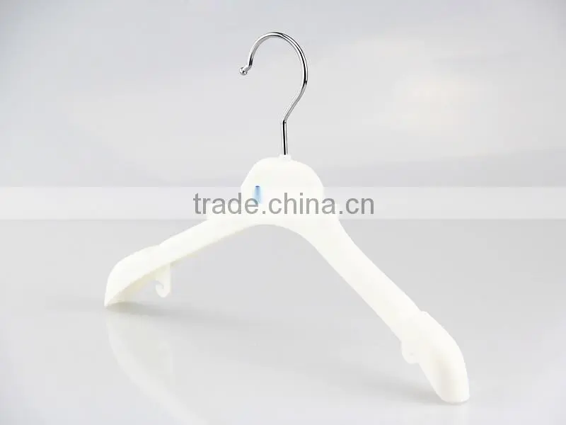IMY-511 white plastic kids hangers for clothes