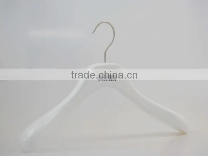 high end wooden hanger matched sets with gold hardware