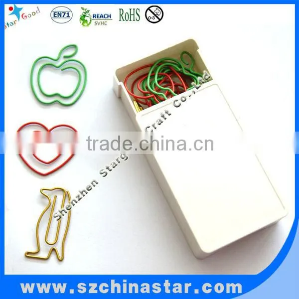 Colorful shapes paper clips promotion gifts