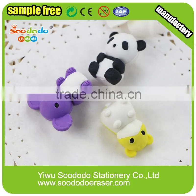 LION rubber animal eraser