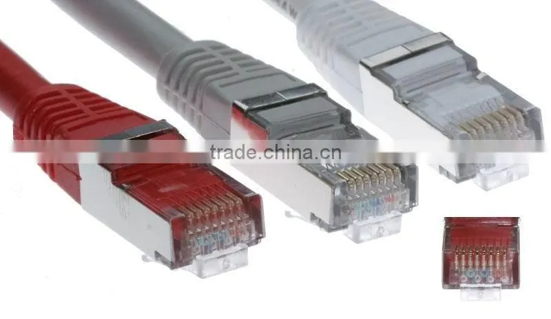 shield cat5e stp rj45 male connector