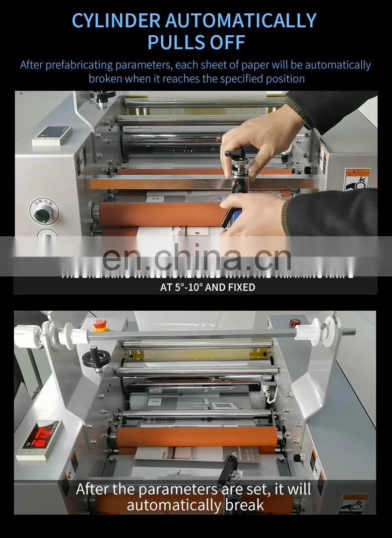 Automatic seperate system hydraulic roll laminator