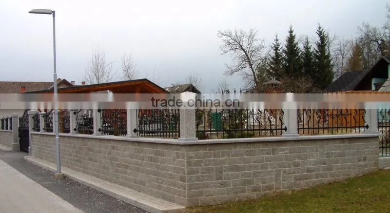 Factory price cheap wrought iron fence wholesale