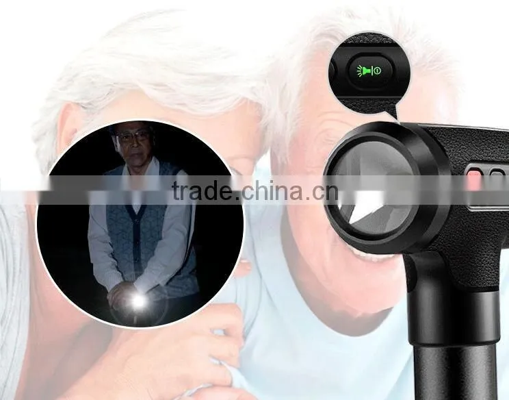 Durable trekking pole with GPS function