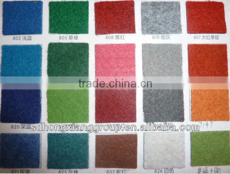 China top polyester needle punch carpet