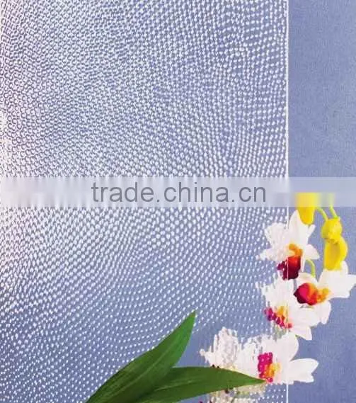China high quality fashion pattern glass rain glass pattern