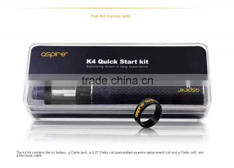 Stock Selling Aspire K4 quick start Kit/ Aspire K4 kit