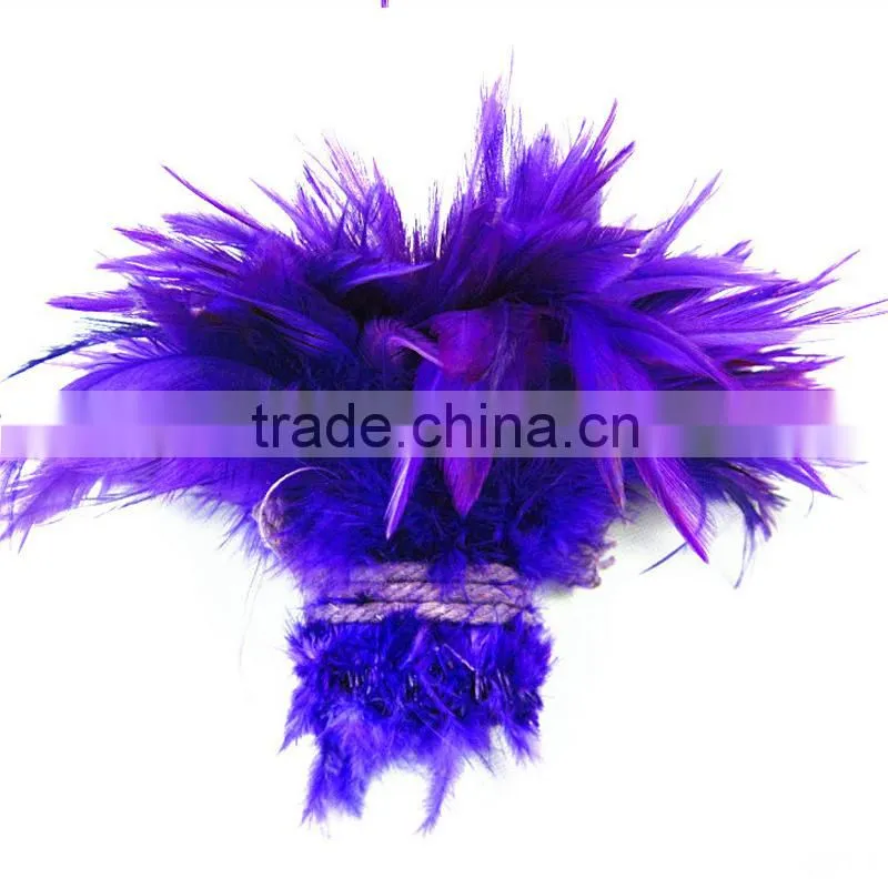 wholesale rooster feathers bulk Red color feather cock saddles
