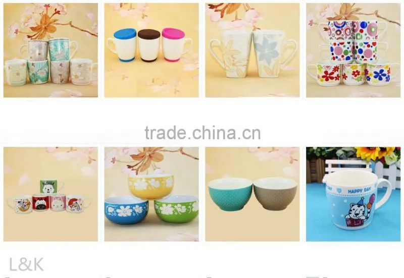 hot sale cheap plain ceramic mug with spoon/ceramic christmas mugs