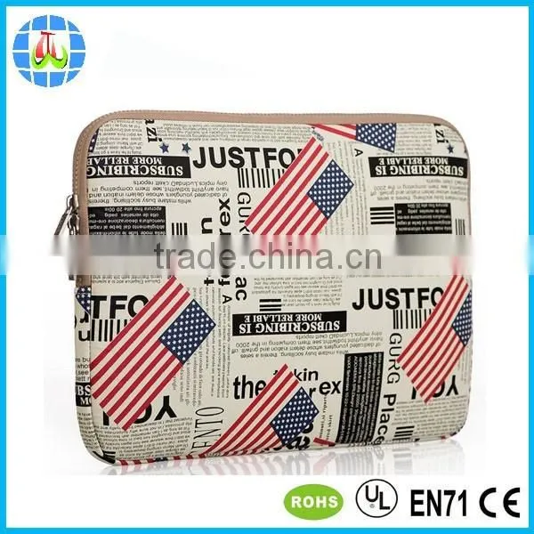 multi-function neoprene laptop case carrying sleeve cover bag