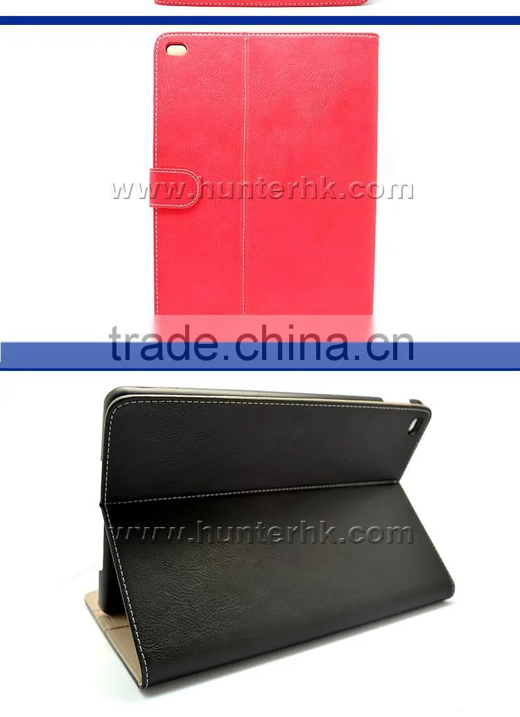 PU Leather Binary Color Tablet Case For iPad Air 2