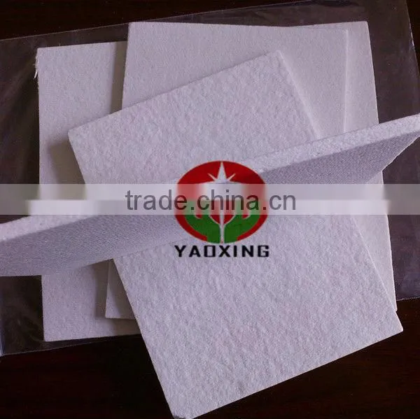 refractory heat ceramic fiber board high pure ceramic wool board fireplace ceramic fiber board