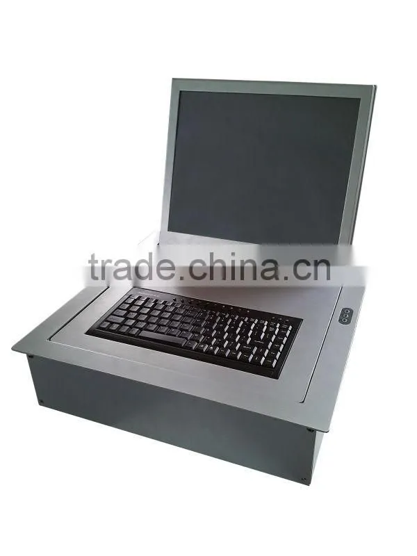 CE Marked Desktop Computer Screen Lift In Advanced Conference System