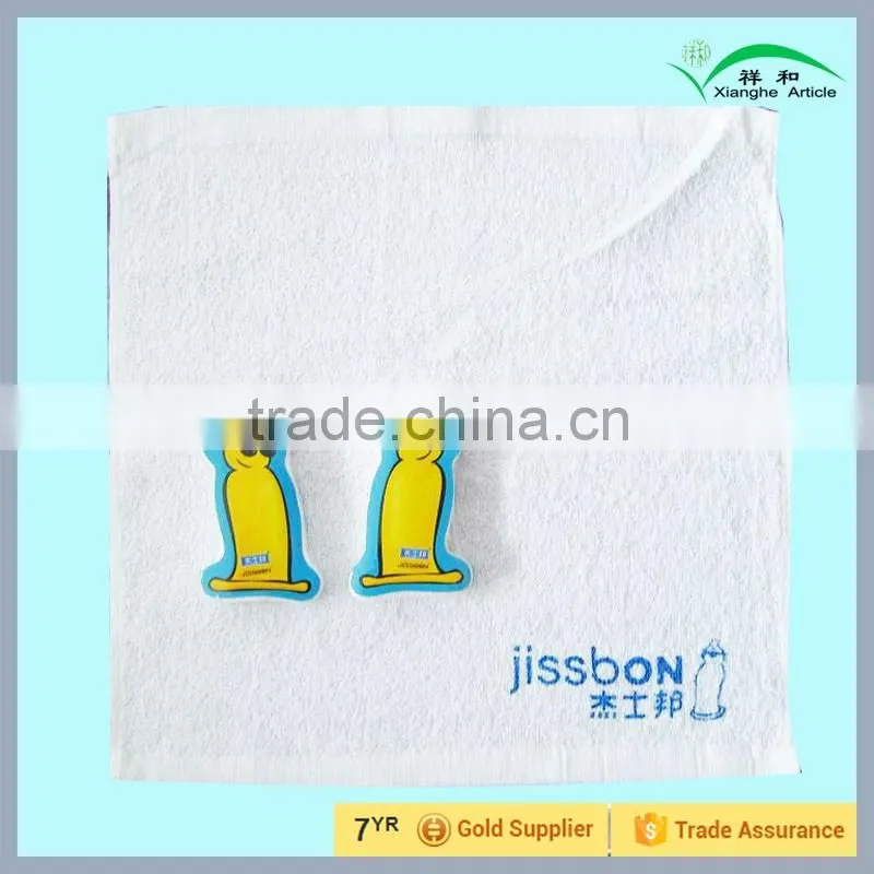 Compressed White Terry Cotton Facecloth, Promotion Towels
