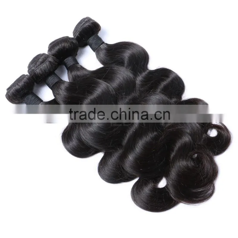 Cheap wavy grade 7a unprocessed virgin malaysian remy body wave human virgin hair weave